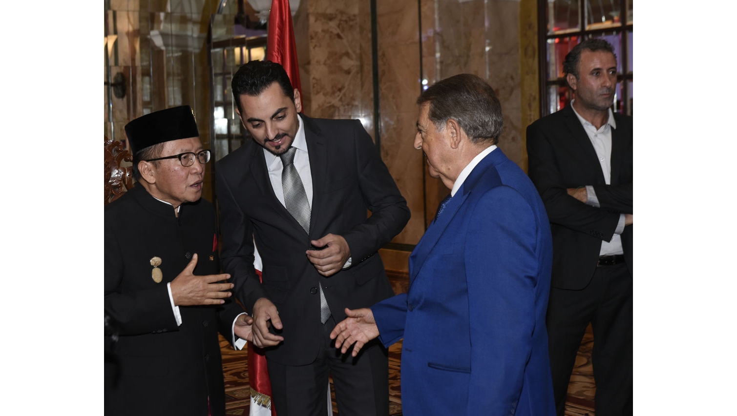 President Dr. Ali el Masri participates in the Indonesian National Day