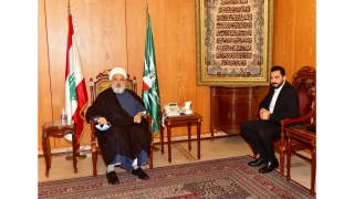 The President of the Lebanese Chinese Business Council visits the Supreme Islamic Shiite C...