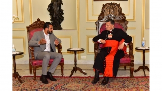 The President of the International Economic Lobby meets His Beatitude Patriarch Al-Rahi